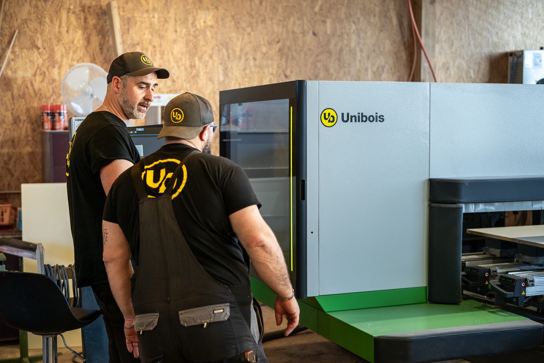 L’équipe et le savoir-faire Unibois à Cossonay